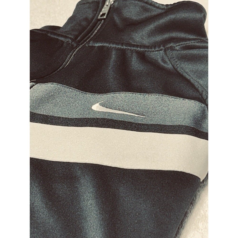 Nike Men's L Striker Graphic Chevron Track Jacket Full Zip Black Grey White